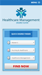 Mobile Screenshot of healthcare-management-degree.net